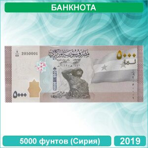 Банкнота 5000 фунтов (Сирия) 2019