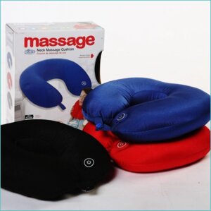 Подушка-подголовник "Neck Massage Cushion" (Вибромассажная)