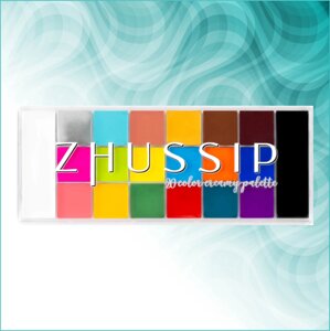 Профессиональный грим для лица и тела "Zhussip Color Creamy Palette" (20 цветов)