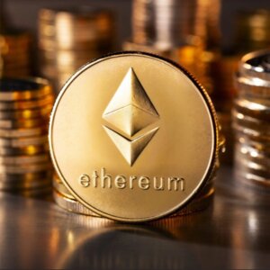 Сувенирная монета "Ethereum" (Эфириум) Gold