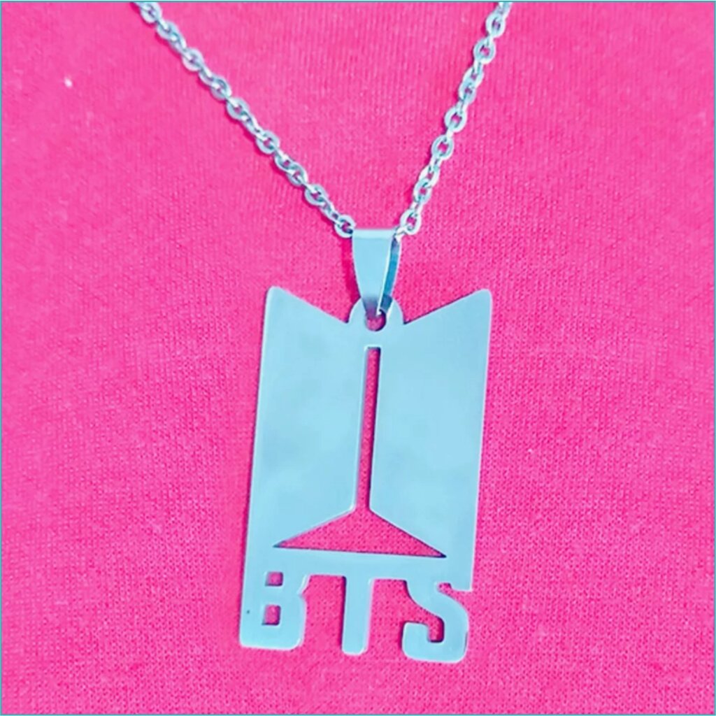 Подвеска (кулон) с цепочкой "BTS" (K-Pop) от компании L-Shop - фото 1