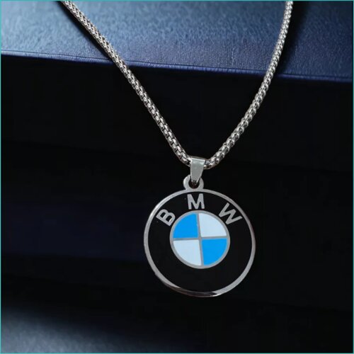 Подвеска с цепочкой "BMW"БМВ) Silver