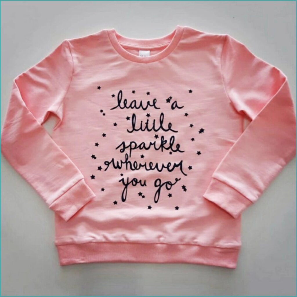 Свитшот детский "Sparkle" (5-6 лет. 110-116см) от компании L-Shop - фото 1