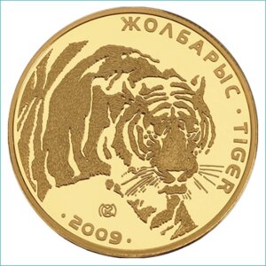 Золотая монета "Тигр"7.78гр.)