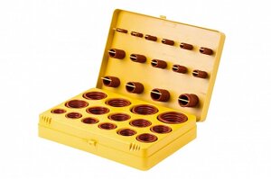 Набор колец силиконовых уплотнительных O-Ring SILICON70 Метр. 2) 386 шт