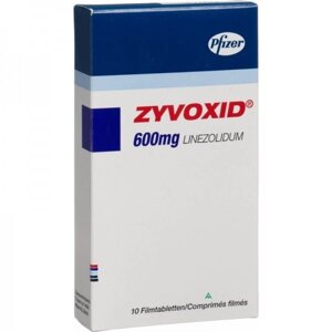 Зивокс Zyvoxid 600 мг/30 таблеток