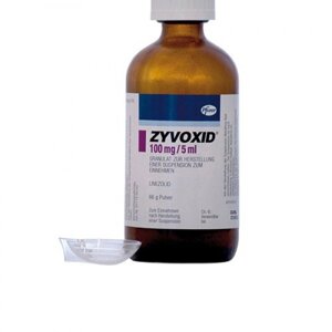 Зивокс Zyvoxid суспензия 100мг/5мл