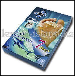 Носочки педикюрные Dizao для пилинга ног с акульим жиром