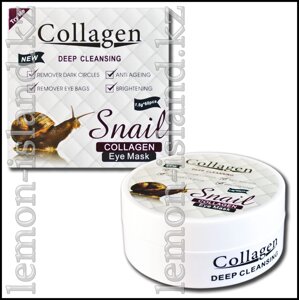 Патчи гидрогелевые с улиткой и коллагеном Collagen Deep Cleansing