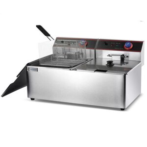 Фритюрница двойная 6+6 л