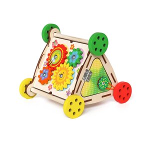 Развивающая игрушка "Пирамидка на колесах"