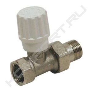Клапан прямой со сгоном 1/2"VALTEC"