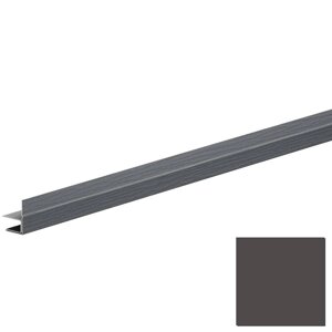 F-профиль Aquasystem Rooftop Бархат RAL 8019 2000 мм