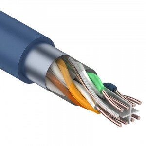Кабель сетевой FTP 4PR 23AWG CAT6 бухта 305 м Rexant