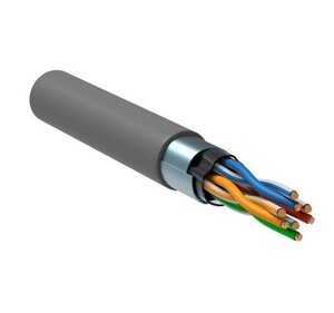 Кабель сетевой ITK LC1-C5e04-321 F/UTP LSZH серый 305м