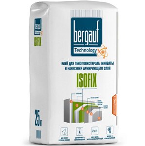 Клей для теплоизоляции Bergauf Isofix 25 кг