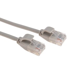 Патч-корд rexant U/UTP 02-0380-5 CAT 6A (10G) RJ45-RJ45 28AWG LSZH серый 5 м