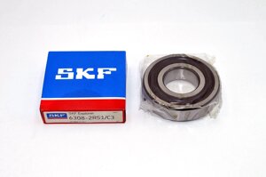 Подшипник SKF 6308 2RS C3 (180308 (76 40*90*23мм