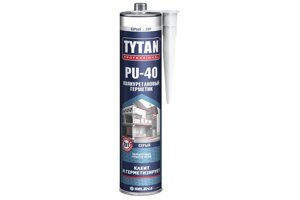 Полиуретановый герметик TYTAN PROFESSIONAL PU 40 цвет серый 310 мл
