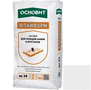 Раствор кладочный Основит Флайформ MC30 010 белый 25 кг