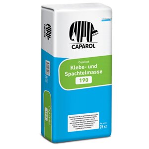 Смесь штукатурно клеевая Caparol Capatect Klebe Und Spachtelmasse Grau 190 838181 для теплоизоляции 25 кг
