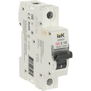 Выключатель автоматический IEK Armat M06N AR-M06N-1-C010 1п C 10А 6кА