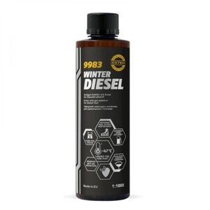 Зимний антигель дизельного топлива MANNOL 9983 WINTER DIESEL, 250мл